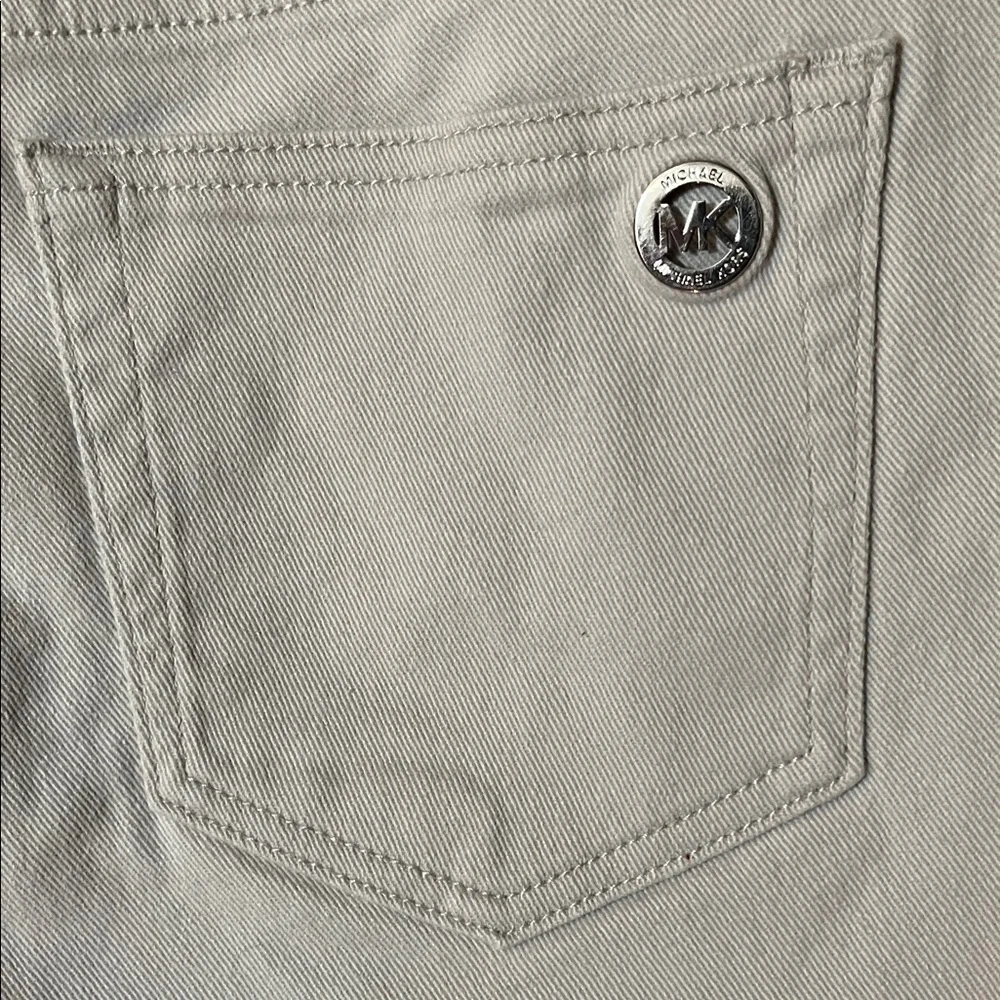 Michael Kors Light Gray Skinny Jeans Size 10